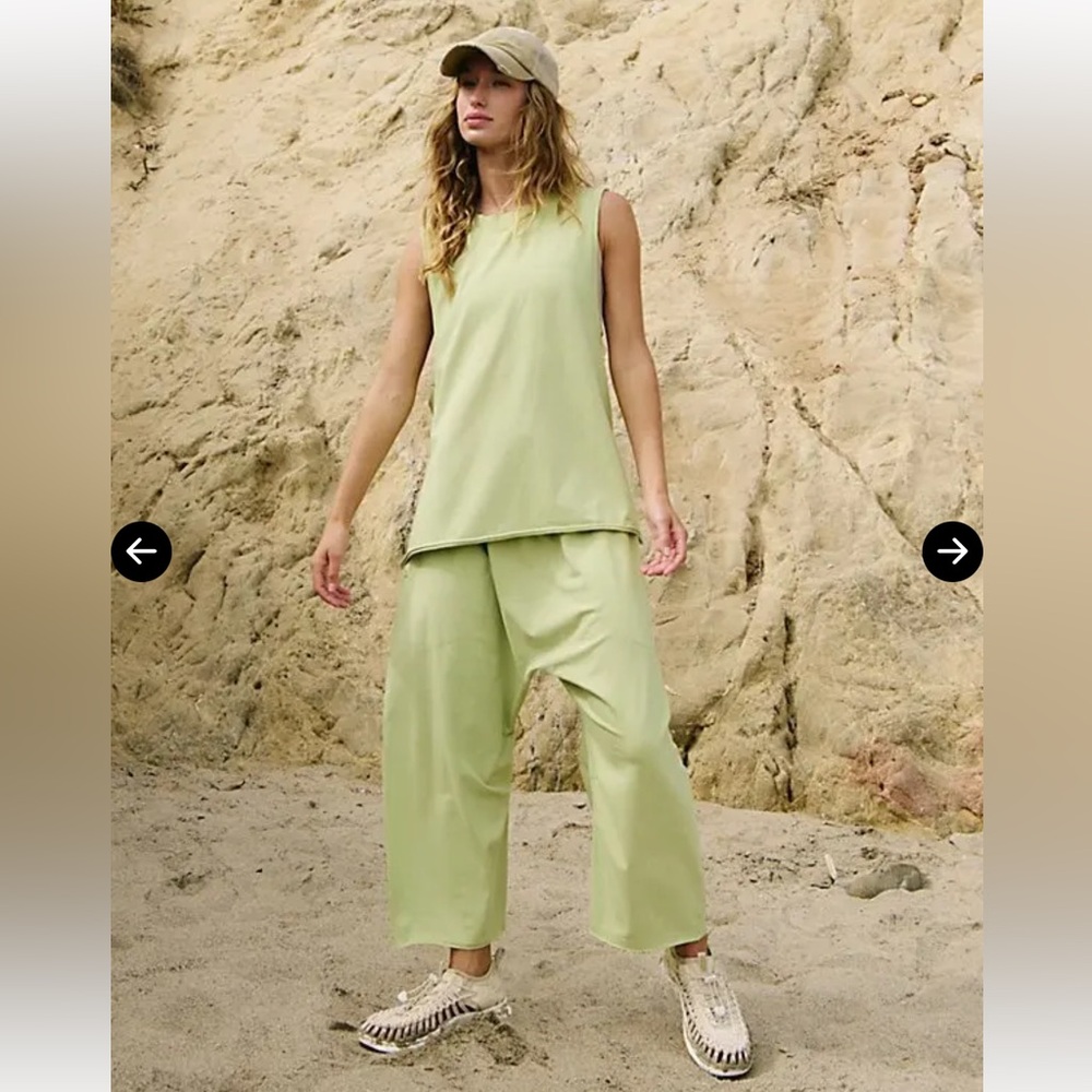 FP Movement by Free People Light Green Pants & Jumpsuit